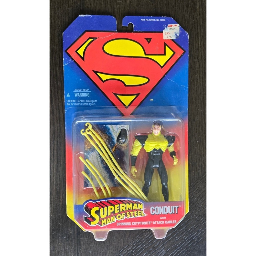 1995 Kenner Superman Man of Steel Conduit‎ Action Figure NIP